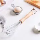 Gel Egg Beater Balloon Whisk Blender with Beech Handheld