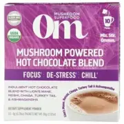 Hot Chocolate Mushroom Powder 2.82 Oz By Om Mushrooms