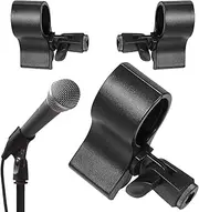 Clip For Stand | rophone Clamp | 3 Pack Adjustable Clamp Mount For Church Studio Recording Content Video Sports Radio PC Computer
