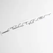 35.5cm Letter Emblem Badge Car Body Rear Trunk Sticker Decoration For Stinger Gt 2018 2.0t 86311-j5100 / 86311j5100 Silver
