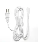White 8FT AC Power Cord for CNDC UV Lamp Light 08200 Shellac Gel Nail Polish