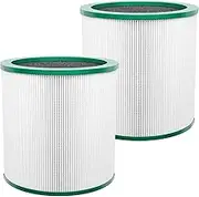 Replacement TP Series HEPA Filter for Dyson Pure Cool Link TP00 TP01 TP02 TP03 AM11 BP01 Personal Purifying Fans - 2 Pack