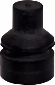 10mm Round Push In Rubber Feet Pk 4