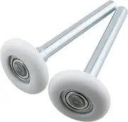 TAODAN 2PCS Nylon Roller Guide Wheel Electric Garage Door Parts Used for Quiet Garage Door Wheel Replacement on Garage Door Tracks Sealed Precision Bearings White