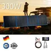 12V 300W Folding Solar Panel Blanket Caravan Mono Completed Kit USB Regulator AU