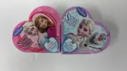 LOT OF 4~NEW DISNEY FROZEN CRISPY CHOCOLATY HEARTS - 2 OZ