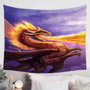 Cool Art Dragon Flame Tapestry