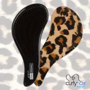 CALA Tangle-Free Best Curly Hair Brush Cheetah | Leopard