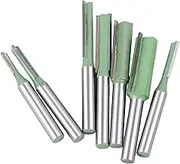 Woodworking Flush Trim Router Bit Set 7PCS Milling Cutter Slotting Milling Cutters Set with 1/4inch Shank for Fine Woodworking