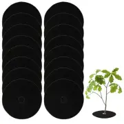14 PCS Tree Ring Mulch Mat - Root Barrier Tree Protectors Weed Mat for Garden...