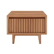 Cleo Single Drawer Lamp Table - Natural