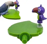 Parrot Perch Toy | Parrot Playstand Bird Cage Playground,Exquisite Cage Accessories Play Gym Toy Tray for Living Room Balcony Garden Use