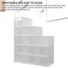 Clear Shoe Boxes Stackable Multi Layer Space Saving Plastic Shoe Display Case