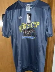 ADIDAS PERFORMANCE 2020 BOSTON MAYOR’S CUP SHORT SLEEVE SHIRT MEDIUM NWT(B47)