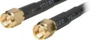 1.5m SMA Male to SMA Male Low Loss LL195 Coaxial Antenna Extension Cable