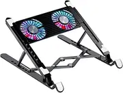 Laptop Cooling Pad,PC Notebook Laptop Fan | Silent, Folding, Slim, Fast Cooling, Height Flexible Cooler, Accessories