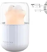 Desk Humidifier | 300ml Room Humidifier Water Cool Mist | Hydration Fog Spray Machine, Bedroom Night Light, Dry Air Cooling Device for Workers