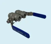 NPT USA Stainless Steel 304 Two-Piece Ball Valve Water Oil Solvents Extractor
