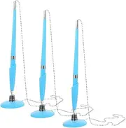 TEHAUX Pcs Office Stationery Business Signature Pens Chain for Desktop Hotel Counter