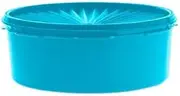 [Tupperware] Servalier Cookie Canister 8 Cup / 1.9L with Liquid Tight Seal in Aqua Blue