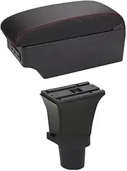 Centre Console Box for Fiat 500 Armrest Box Centre Console Storage Box for Rest Accessory Center Arm Rest Console