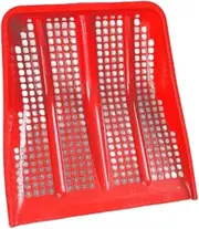 B Baosity Garden Sifting Spade Sieve Spade Dipper Tool Premium Multipurpose, Hand Tool, Easy to Install, Lightweight Gardening Tool, Red