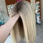 Women Daily Use Natural Lace Frontal Wig 13x4 Lace Wig Short Shoulder Human Wig