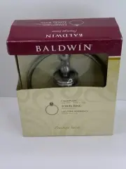 Baldwin Champlain Towel Ring in Satin Nickel Brand New Sealed 3864.150 Prestige￼