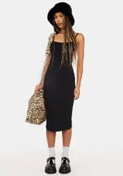 Dark Break The Internet Midi Dress