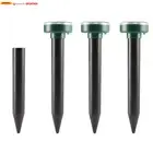1-12Pcs Solar Mole Repeller Ultrasonic Animal Repellent Dog Mouse Snake Rodent C