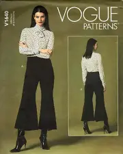 Vogue V1640 Misses 6 to 14 Flared Pants Uncut Sewing Pattern