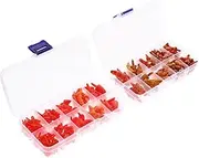 JEWEDECO Snowman Nose Kit Xmas Decor 2 Pack DIY Snowman Making Supplies Christmas Craft