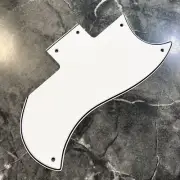 3 Ply White Wide Bevel Pickguard for Gibson 1961-1963 Les Paul SG Made In USA