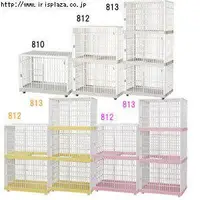在飛比找Yahoo!奇摩拍賣優惠-日本IRIS貓籠貓咪室內屋寵物屋812米色粉色黃色超低價☆米