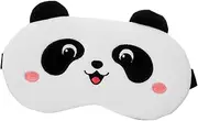 FRCOLOR Cute Plush Eye Cover Mask Lightproof Sleeping for Travel Napping Comfortable Design for for Resting Office Panda Cartoon Style