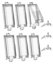 Light Switch Guard, Child Proof Rocker Switch Plate Cover Prevents Kids or Ac...