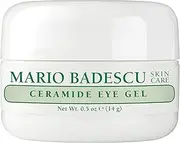 Mario Badescu Ceramide Eye Gel for All Skin Types | Oil Free Eye Gel that Tightens and Smoothes | Formulated with Ceramides & Glycerin, 0.5 Ounce