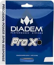 Diadem Pro X Tennis String Set - High-Performance Poly, Hexagon Design, Multiple Gauges for Power & Spin, 40 feet | 12.2m
