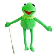 Kermit Frog Puppet with Detachable Control Wooden Rod, The Puppet Movie Show ...