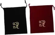 Travel Bag for Hair Dryer 2 Pack Drawstring Storage Pouch for Hotel Home and Travel