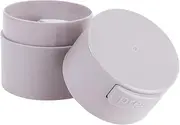 HONITANO 1pc Eyelash Storage Jar Sealed Makeup Tools Container Grey Eyelash Extension Case Portable Durable Design for Travel Home Use Stores