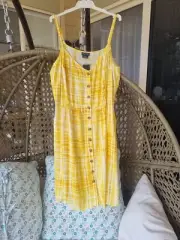 City Chic BNWT Midi Positano Check Sundress Size Medium