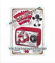 HOPALONG CASSIDY RADIO metal tin sign nice house decorations