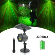 Solar Power Outdoor Christmas Lights Laser Star Light Projector House Waterproof