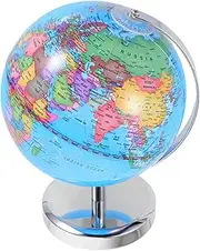 Globe Bookshelf Decorative Objects Teaching Tool Desktop Decor Geography Materials Classroom Decor Decorative Tellurian Ball Classroom Desk Decoration Metal