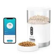 Living Enrichment Automatic Cat Feeder, Auto Dog Food Dispenser, WiFi Smart P...