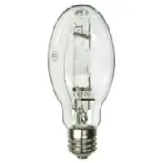 Sunlite MH100/U/MED - 100 WATT ED17 Medium CLEAR METAL HALIDE BULB OPEN RATED