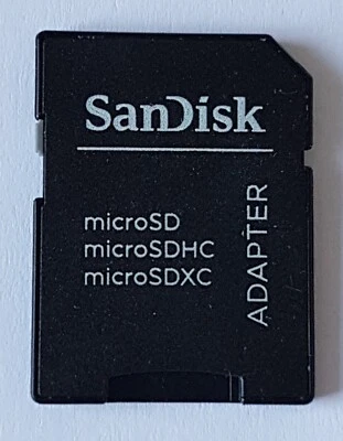 Memory Card Adapter ~ SD to MicroSD / MicroSDHC / MicroSDXC ~ SanDisk