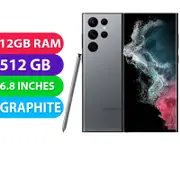 Samsung Galaxy S22 Ultra 5G (512GB, Graphite) Australian Stock - As New