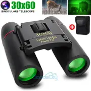 30x60 HD Military Zoom Powerful Binoculars Day/Low Night Optics Hunting & Case